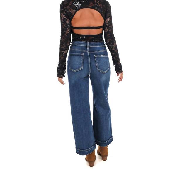 NEW FREE PEOPLE perfectly fine long sleeve bodysuit in black - Picture 4 of 7